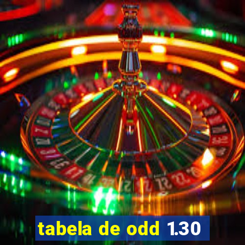 tabela de odd 1.30